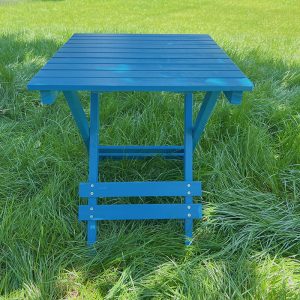Blue Outdoor Folding Side Table